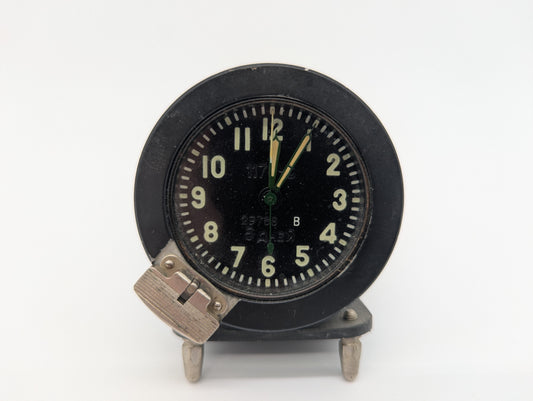 UdSSR Sowjetunion Uhr Borduhr Fliegeruhr Vintage Mechanisch Cockpitinstrument