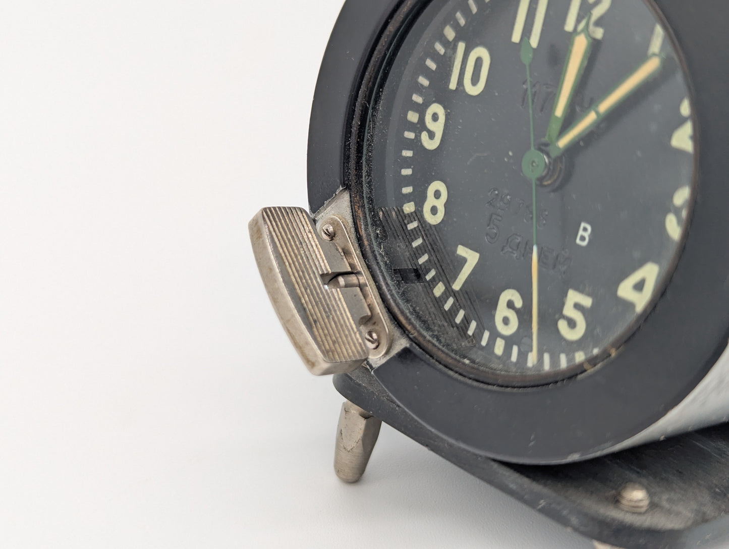 UdSSR Sowjetunion Uhr Borduhr Fliegeruhr Vintage Mechanisch Cockpitinstrument