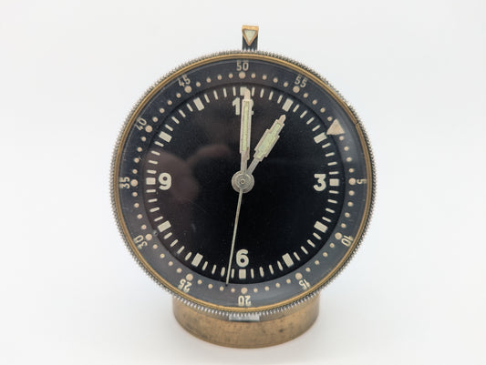 Sowjetische Marine Borduhr Uhr Tischuhr Messinggehäuse Vintage