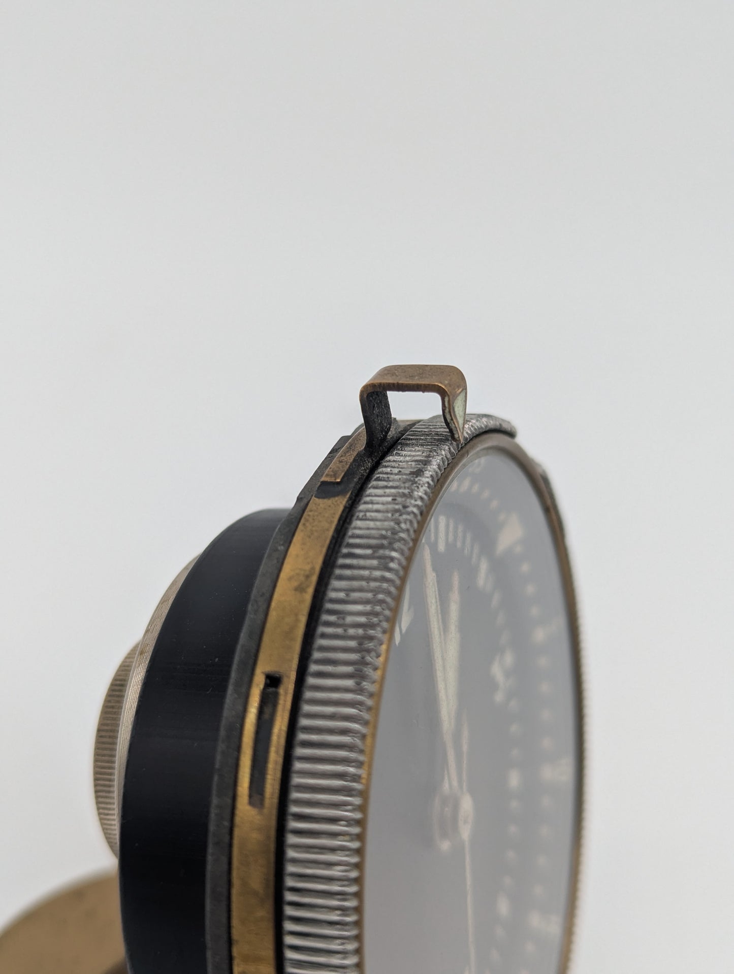 Sowjetische Marine Borduhr Uhr Tischuhr Messinggehäuse Vintage