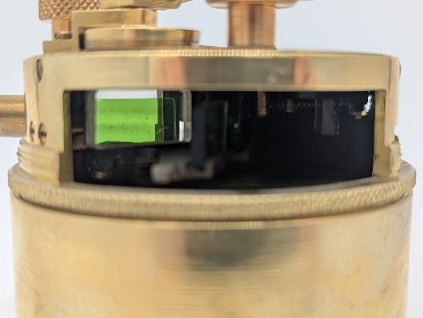 Taschensextant Sextant Marineinstrument Kompaktes Messgerät aus Messing