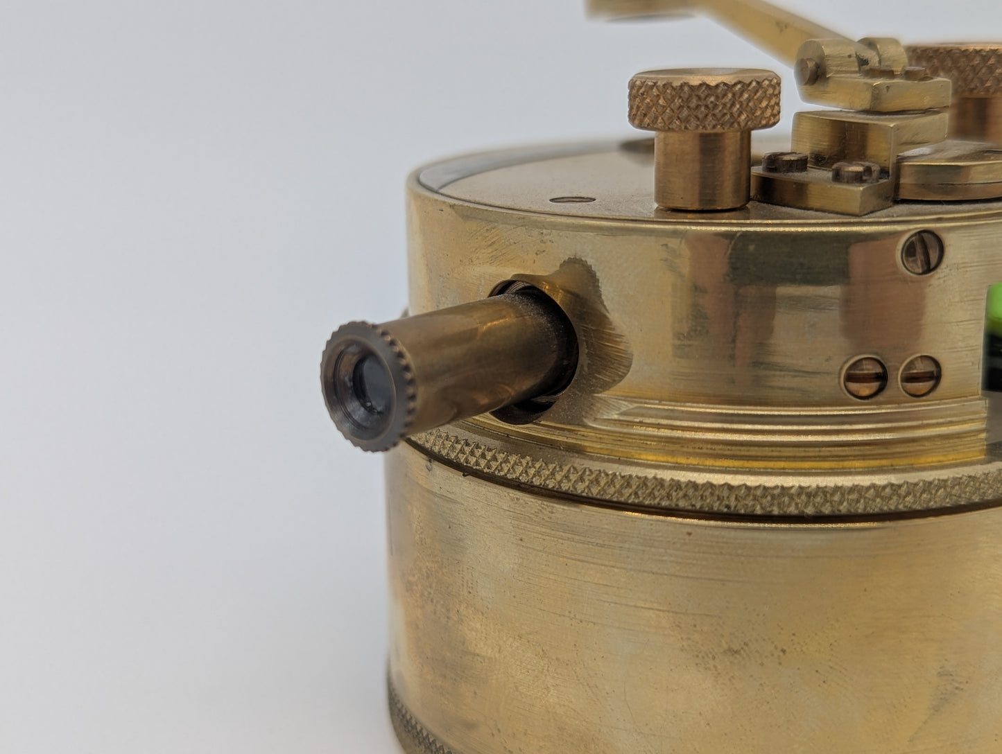 Taschensextant Sextant Marineinstrument Kompaktes Messgerät aus Messing