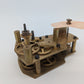 Uhrwerk Mechanisches Registrierwerk Messing mit Diagrammscheibe Vintage