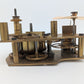 Uhrwerk Mechanisches Registrierwerk Messing mit Diagrammscheibe Vintage