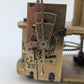 Uhrwerk Mechanisches Registrierwerk Messing mit Diagrammscheibe Vintage