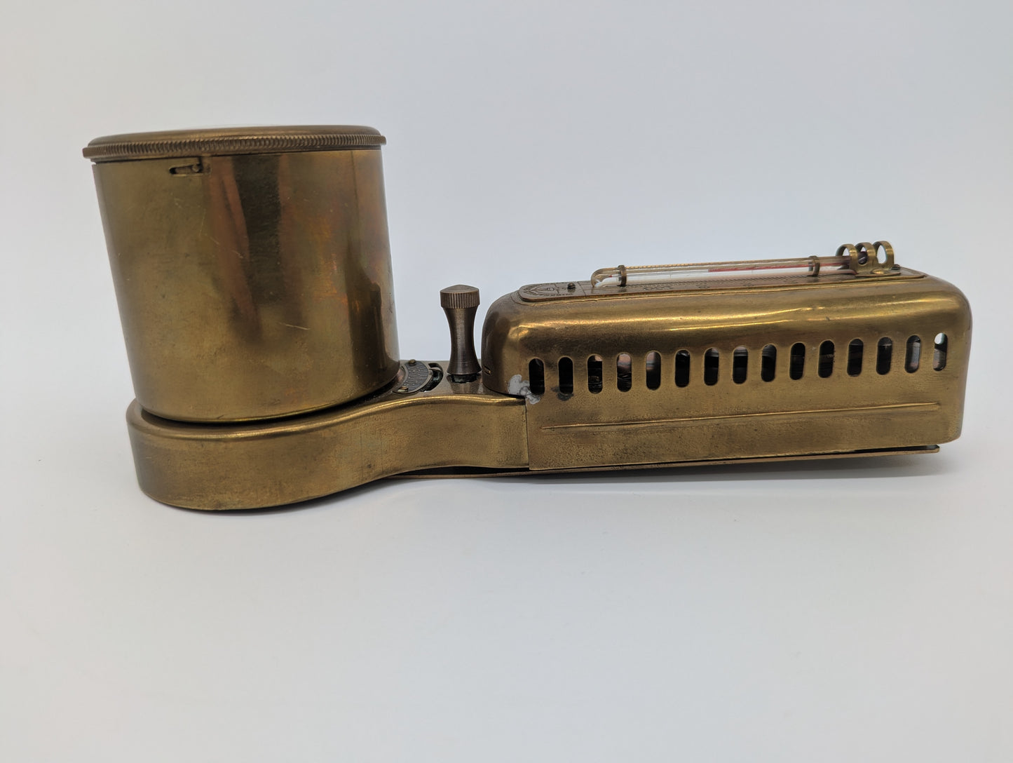 Uhr Wanduhr mit Thermometer Minneapolis Honeywell Vintage 30er jahre