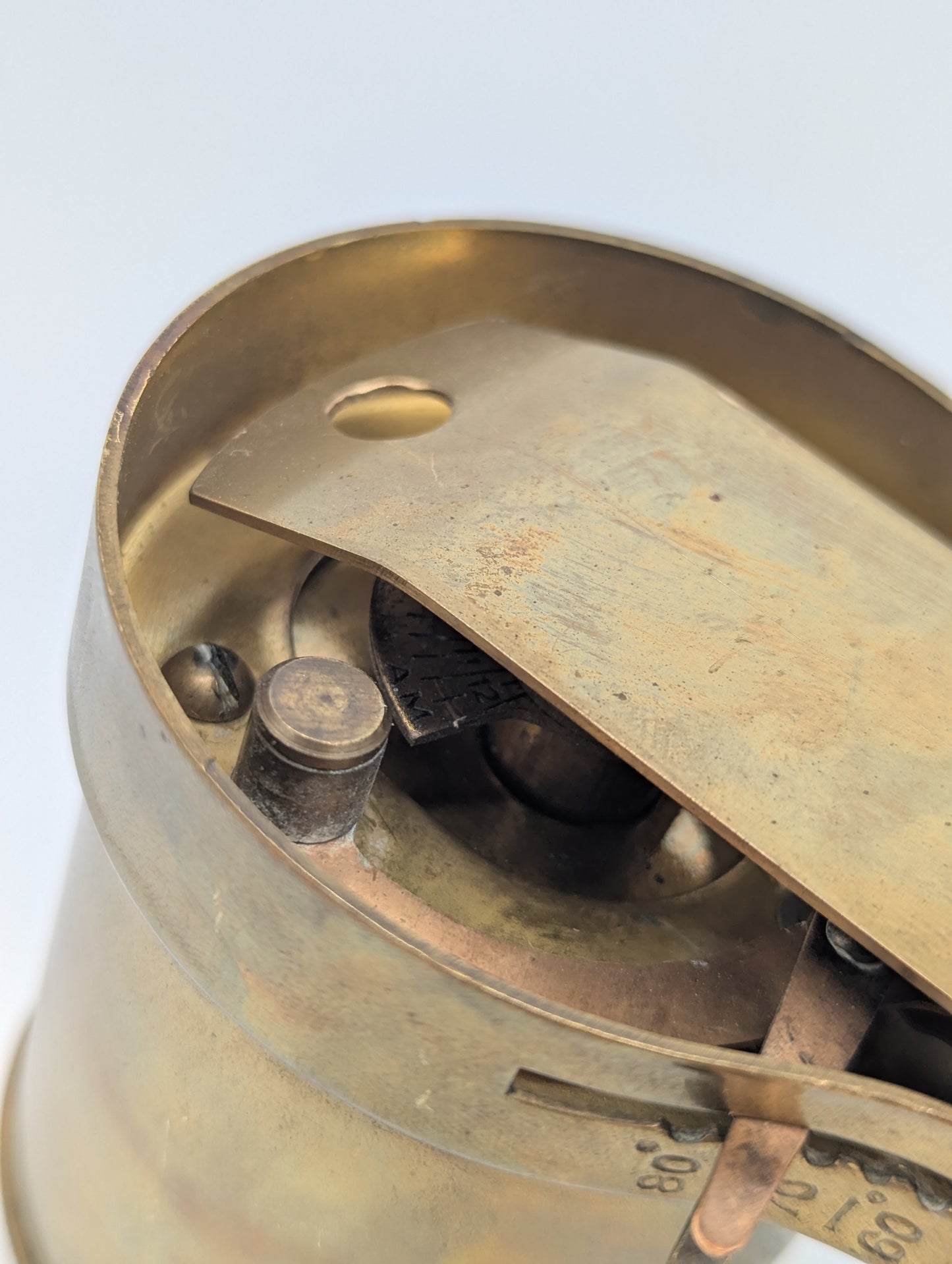 Uhr Wanduhr mit Thermometer Minneapolis Honeywell Vintage 30er jahre