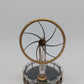 Stirlingmotor Modell Messinstrument für Windkraft Vintage Acryl