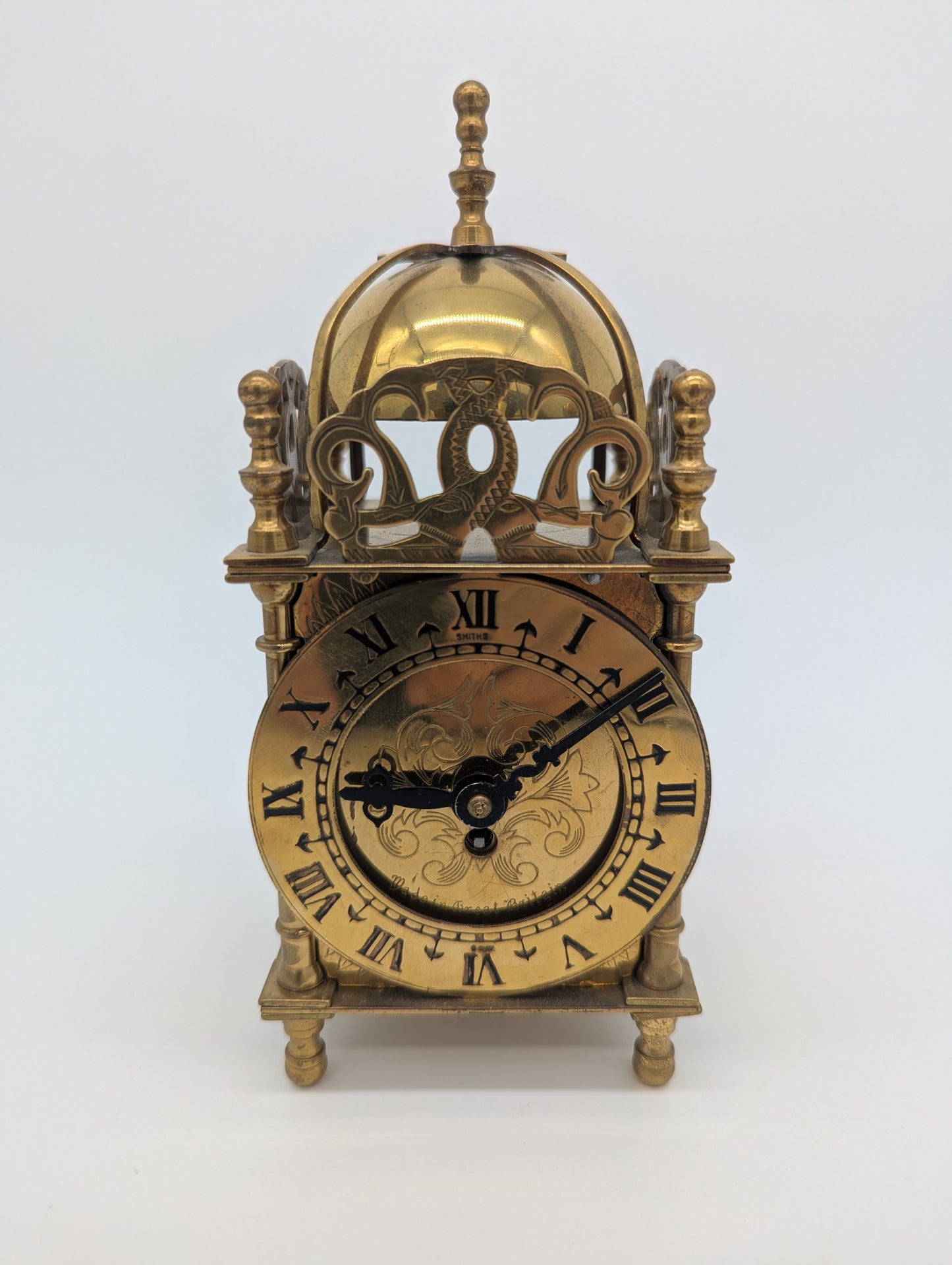 Uhr Britische Tischuhr Kaminuhr Smiths Messing Laternenuhr Römische Ziffern