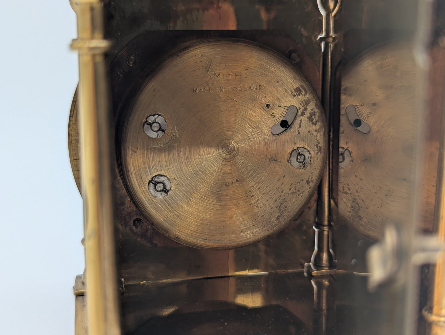 Uhr Britische Tischuhr Kaminuhr Smiths Messing Laternenuhr Römische Ziffern