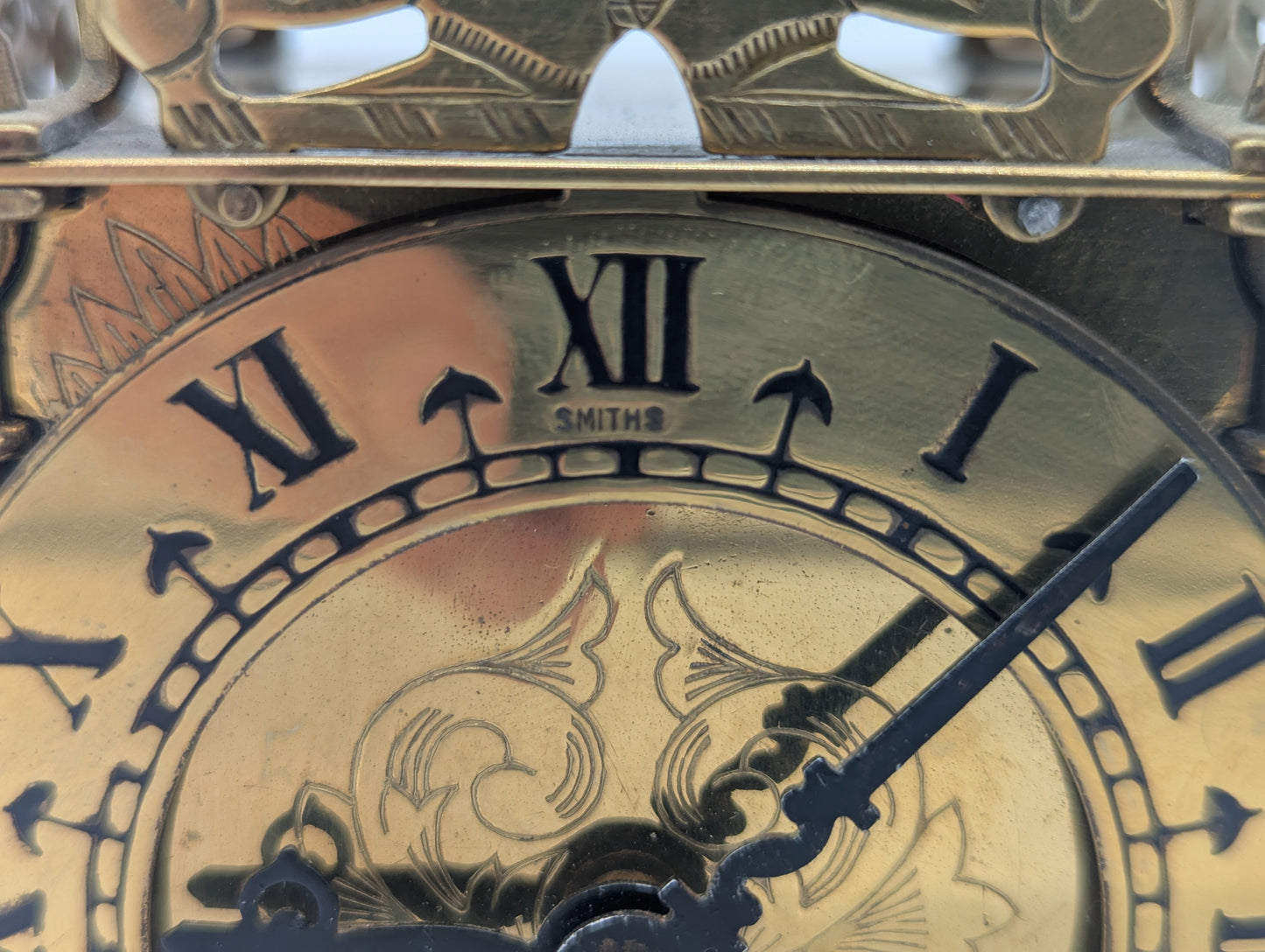 Uhr Britische Tischuhr Kaminuhr Smiths Messing Laternenuhr Römische Ziffern