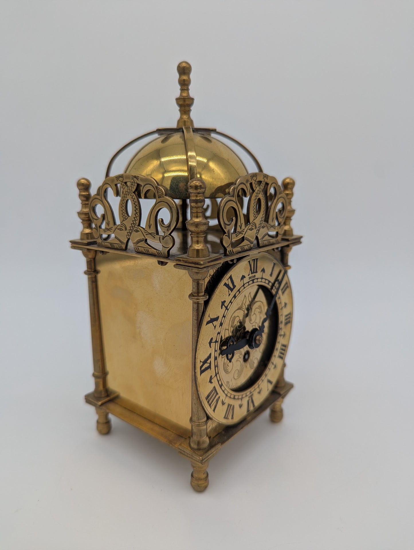 Uhr Britische Tischuhr Kaminuhr Smiths Messing Laternenuhr Römische Ziffern