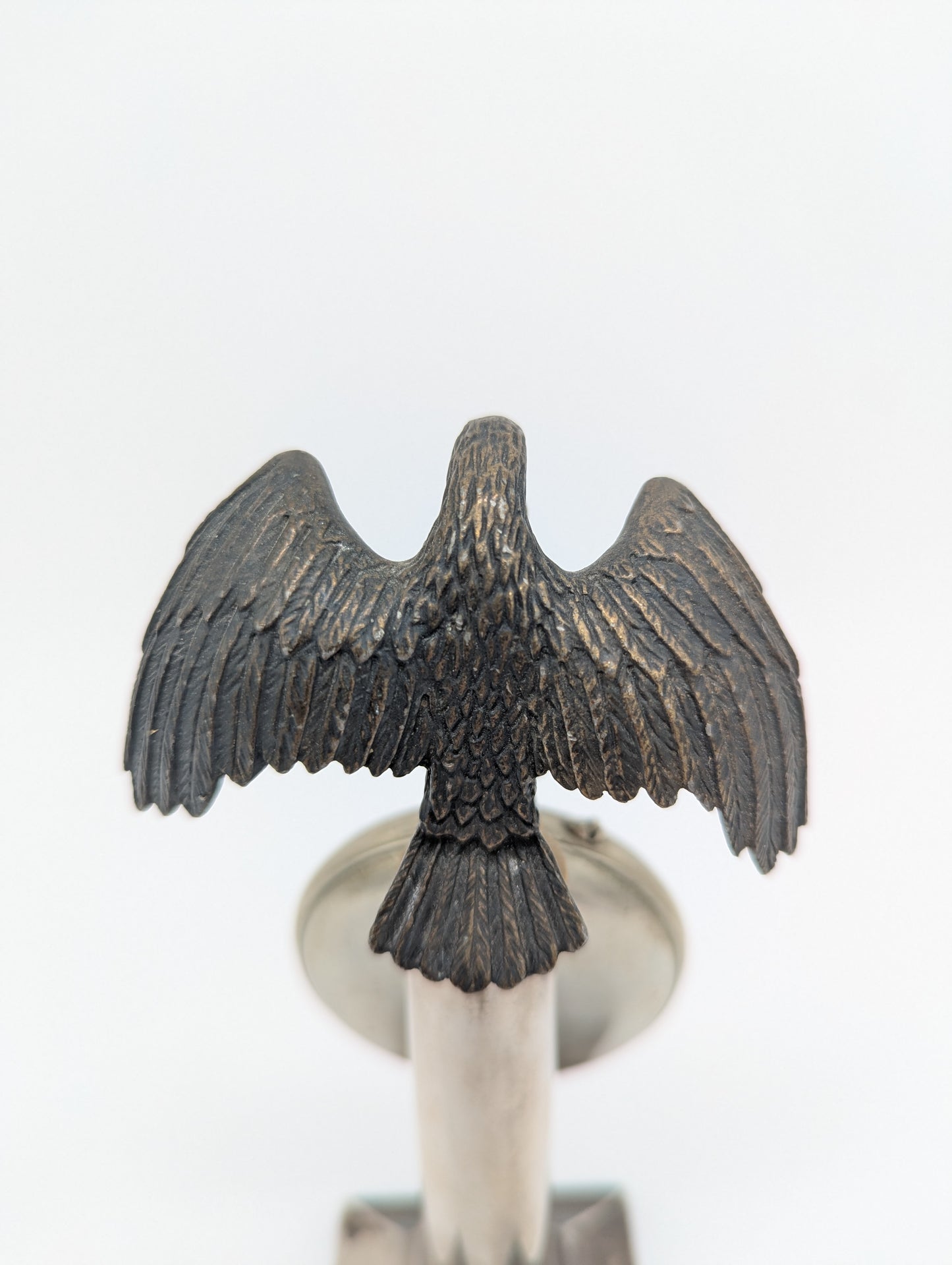 Taschenuhr Uhr Eisenbahn Rosskopf mit Adlerständer Vintage