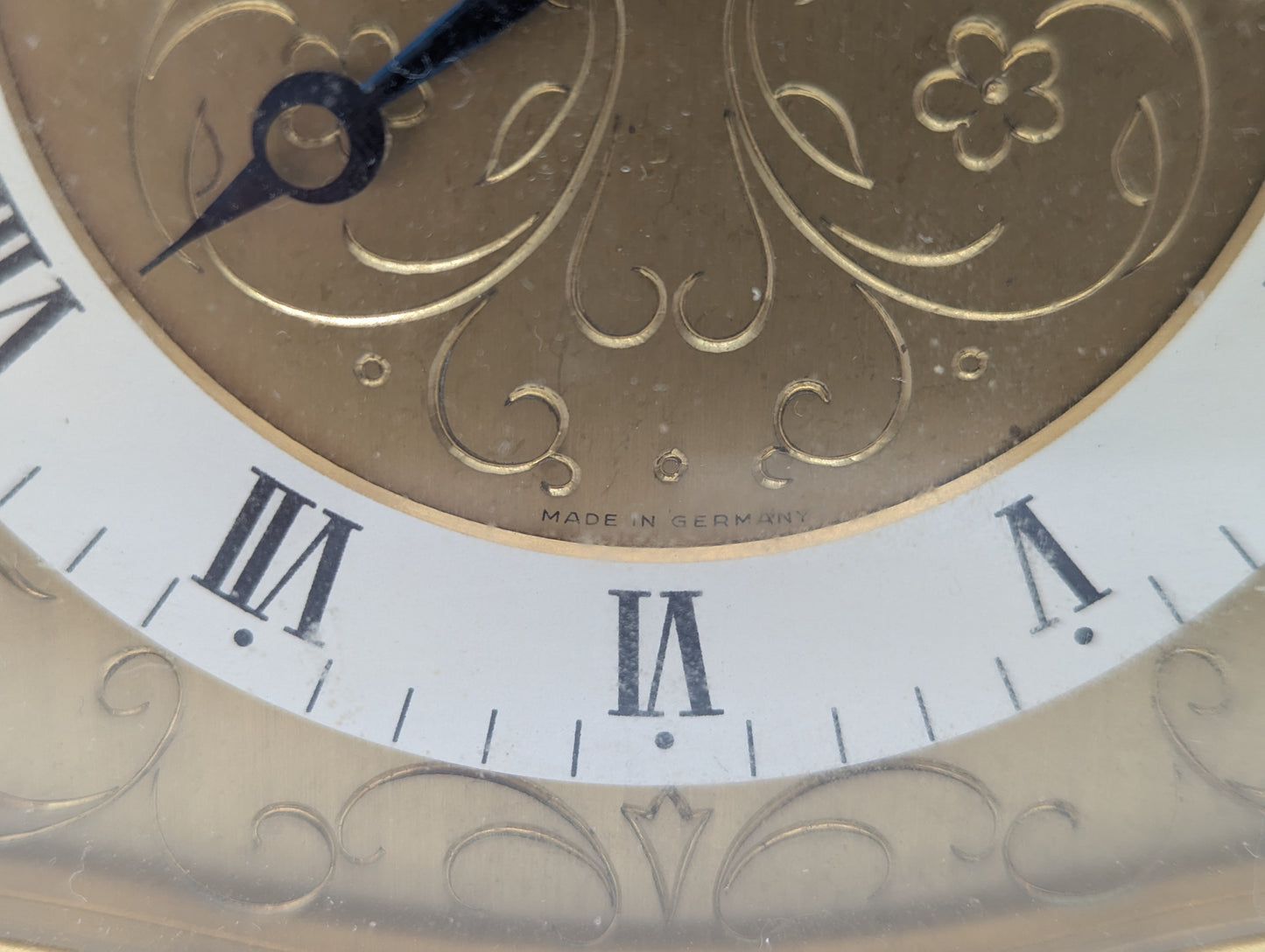 Tischuhr Uhr Junghans Meister mit Handaufzug Vintage 1960er Jahre