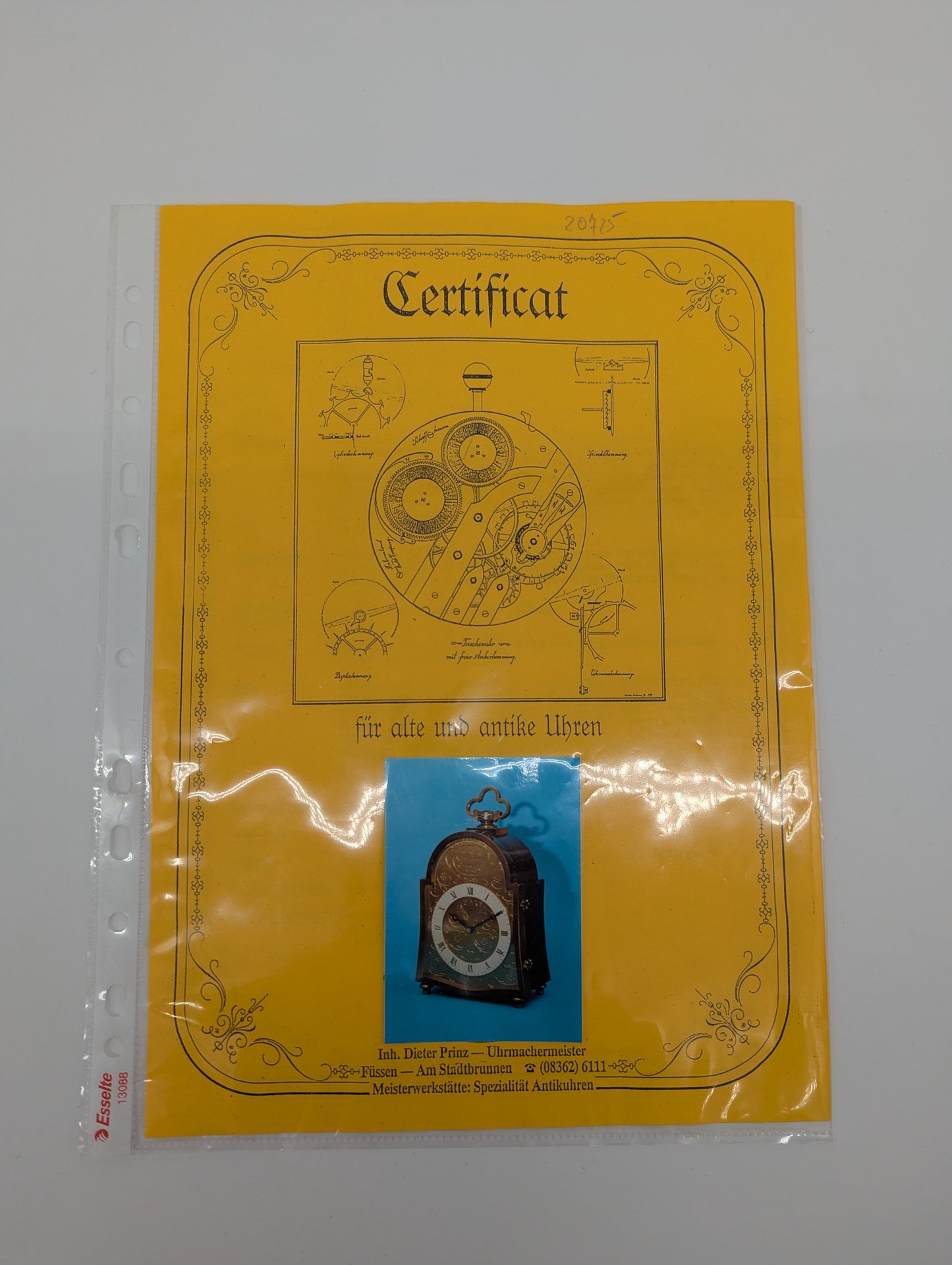 Tischuhr Uhr Junghans Meister mit Handaufzug Vintage 1960er Jahre