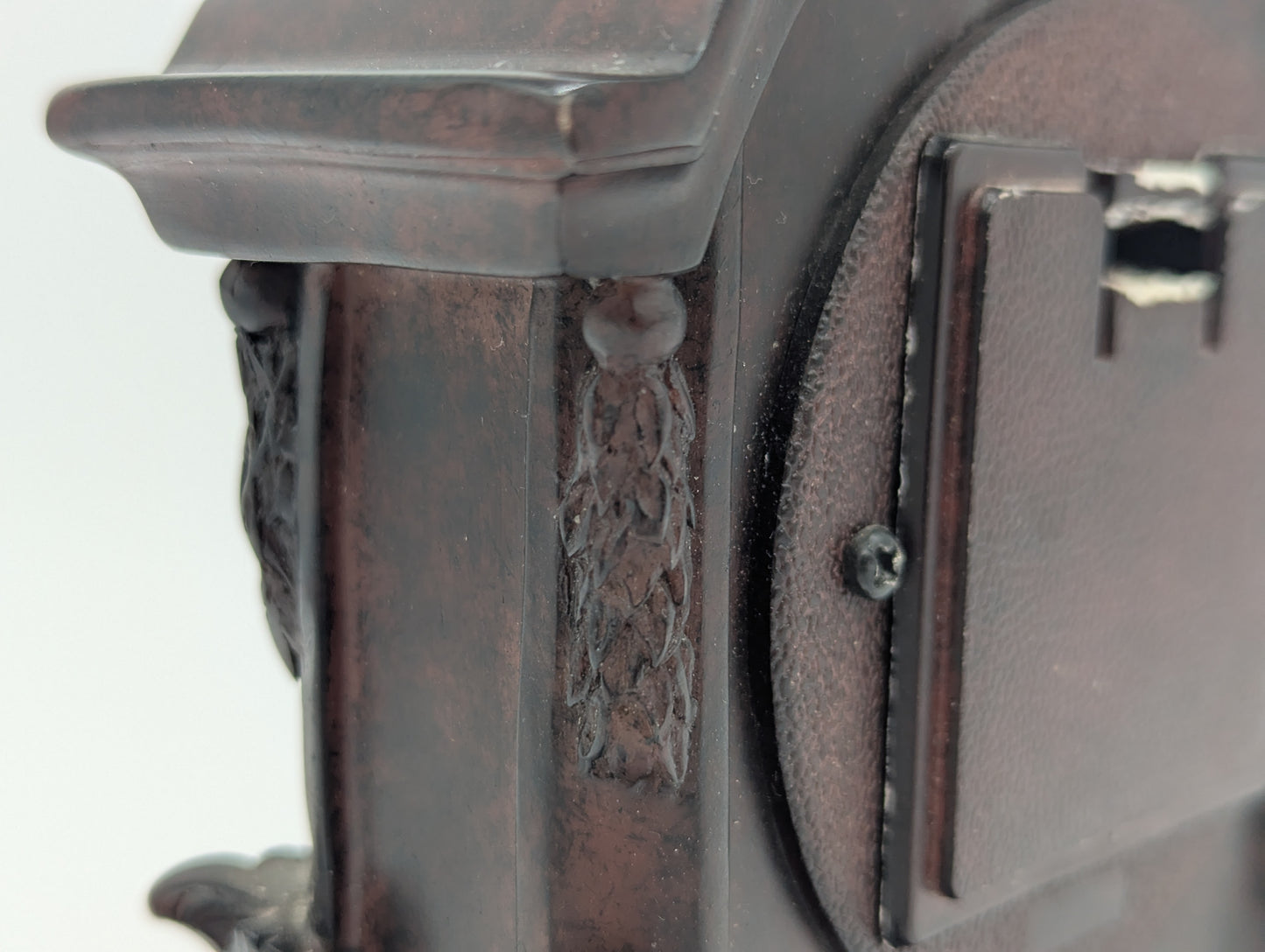 Uhr Tischuhr im Klassischen Stil mit Römischen Ziffern Quarzwerk Vintage