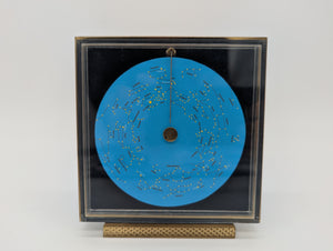 Tischuhr Uhr im Sternbilder Design Vintage Astronomie Astrologie Quarzwerk