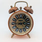 Wecker Tischuhr Uhr Blessing Kupferdesign Doppelglockenwecker Vintage
