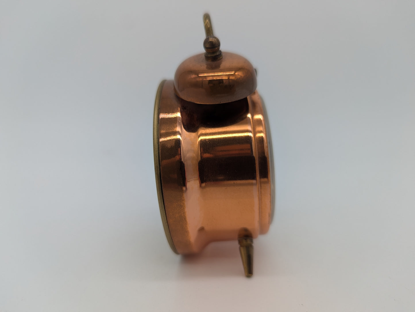 Wecker Tischuhr Uhr Blessing Kupferdesign Doppelglockenwecker Vintage