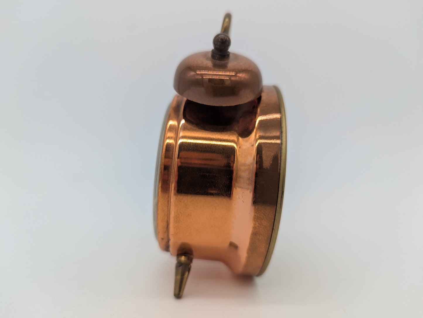 Wecker Tischuhr Uhr Blessing Kupferdesign Doppelglockenwecker Vintage