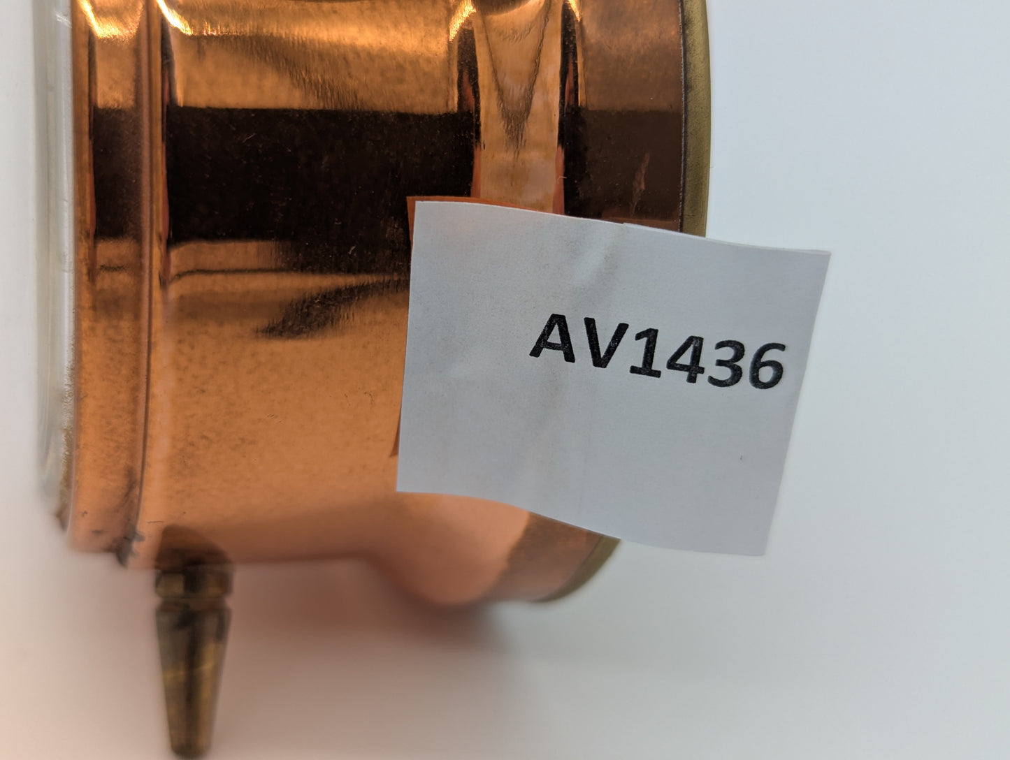 Wecker Tischuhr Uhr Blessing Kupferdesign Doppelglockenwecker Vintage