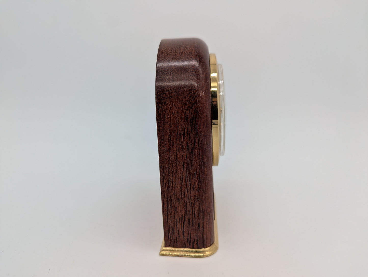 Uhr Tischuhr Tiffany & Co Print Vintage Holzuhr Quarzwerk Römische Ziffern