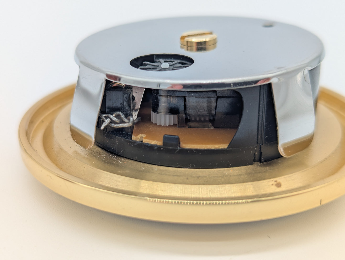 Uhr Tischuhr Tiffany & Co Print Vintage Holzuhr Quarzwerk Römische Ziffern