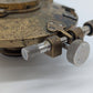 Alter Theodolit Messinstrument Komponent Präzisionsmessgerät Vintage Messing