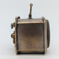 Antiker Französischer Wecker Reisewecker Miniaturuhr Vintage Metall