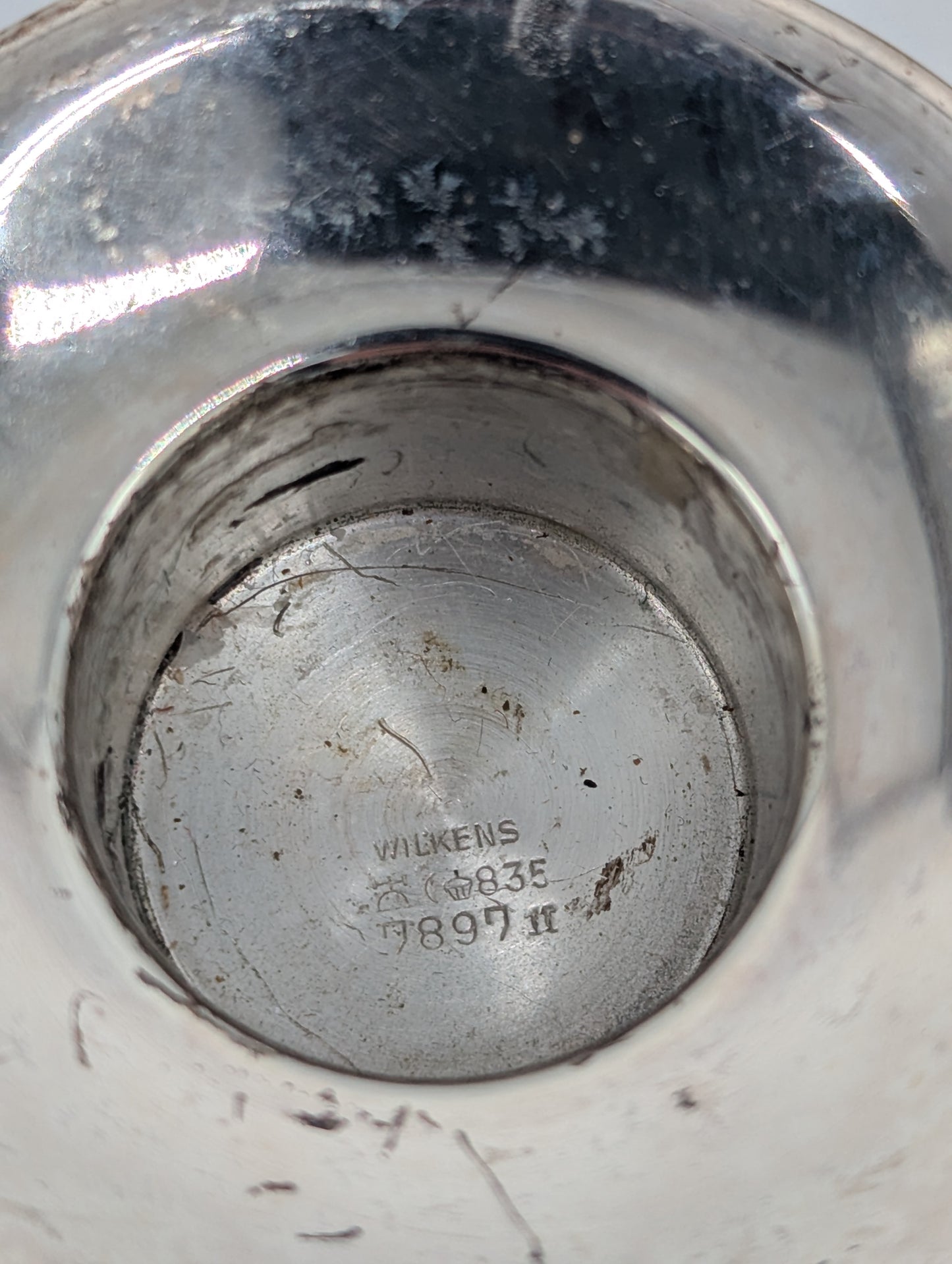 Kerzenhalter Kerzenständer Silber 835er Wilkens 7897 Vintage