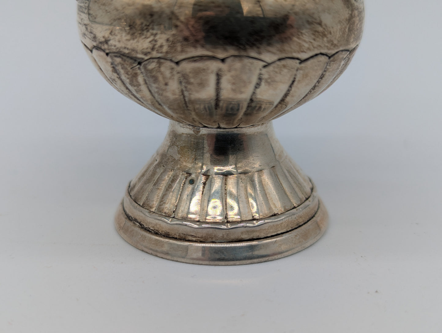 Set aus 6 Versilberten Amphoren Übertöpfen Vasen Vintage Design