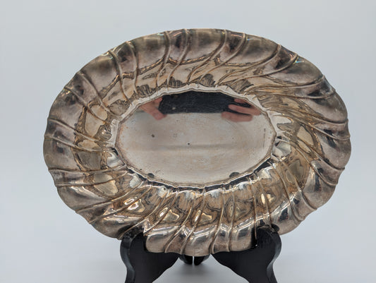 Schale Silber 800er Greggio Italienische Meistermarke Vintage