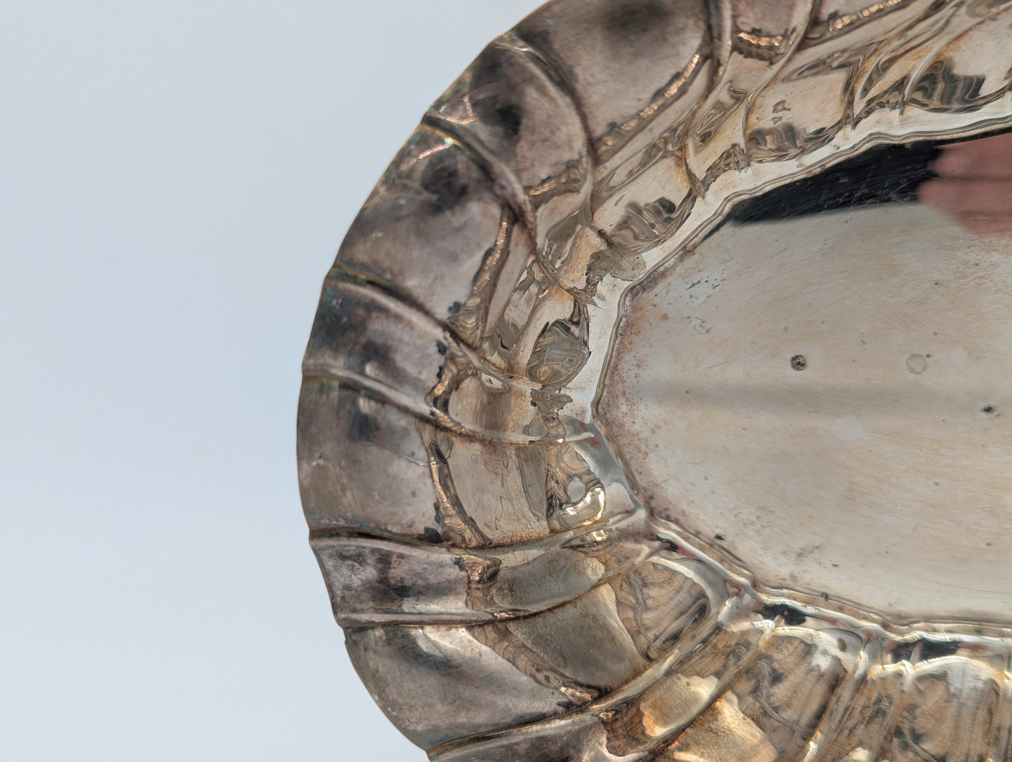 Schale Silber 800er Greggio Italienische Meistermarke Vintage