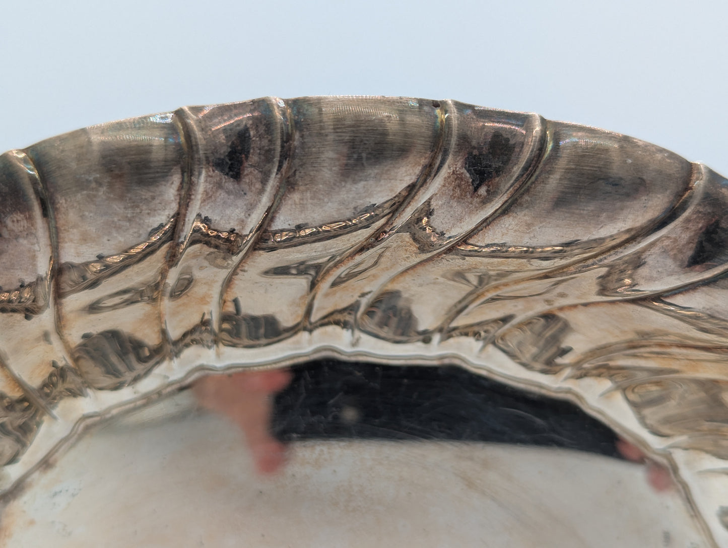 Schale Silber 800er Greggio Italienische Meistermarke Vintage