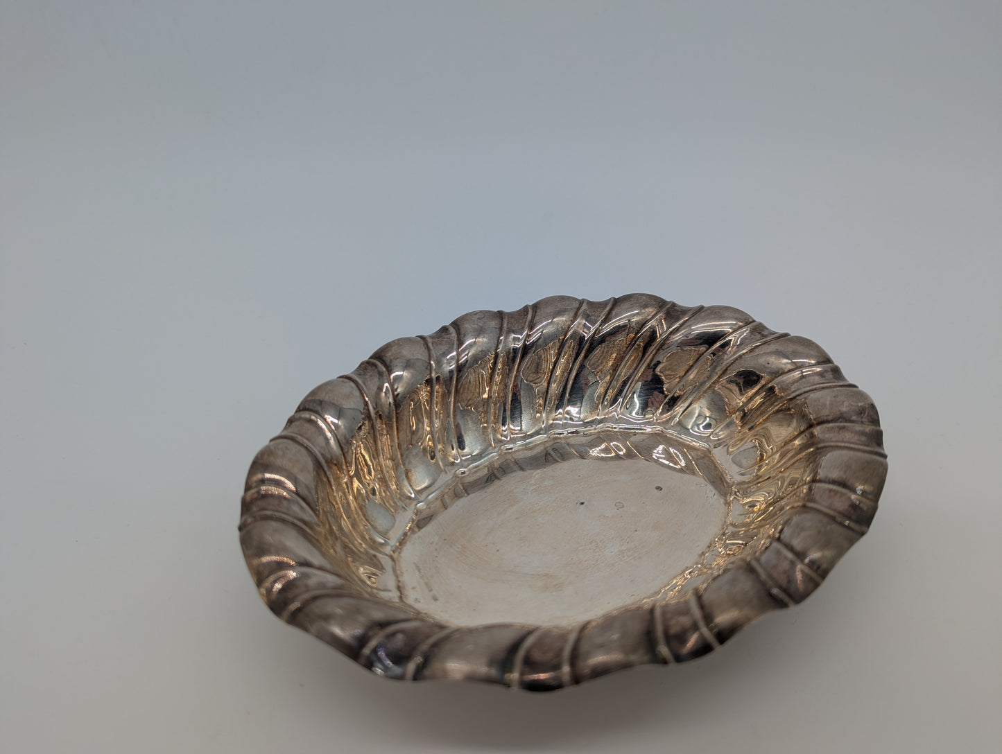 Schale Silber 800er Greggio Italienische Meistermarke Vintage