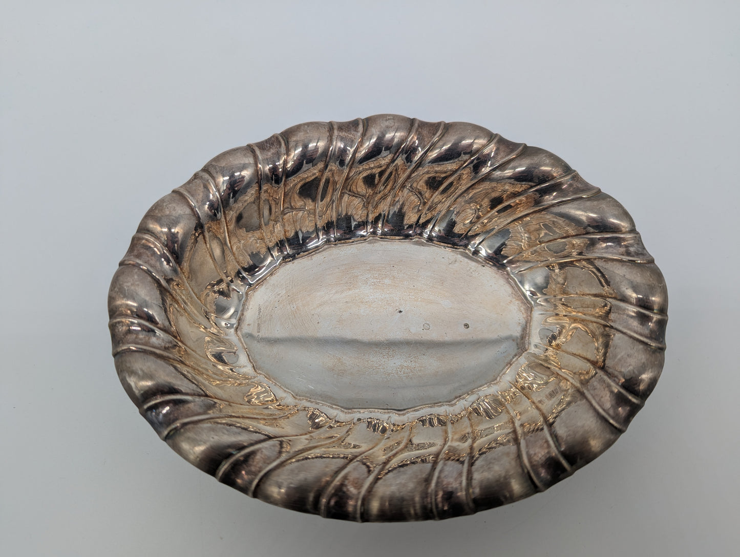 Schale Silber 800er Greggio Italienische Meistermarke Vintage