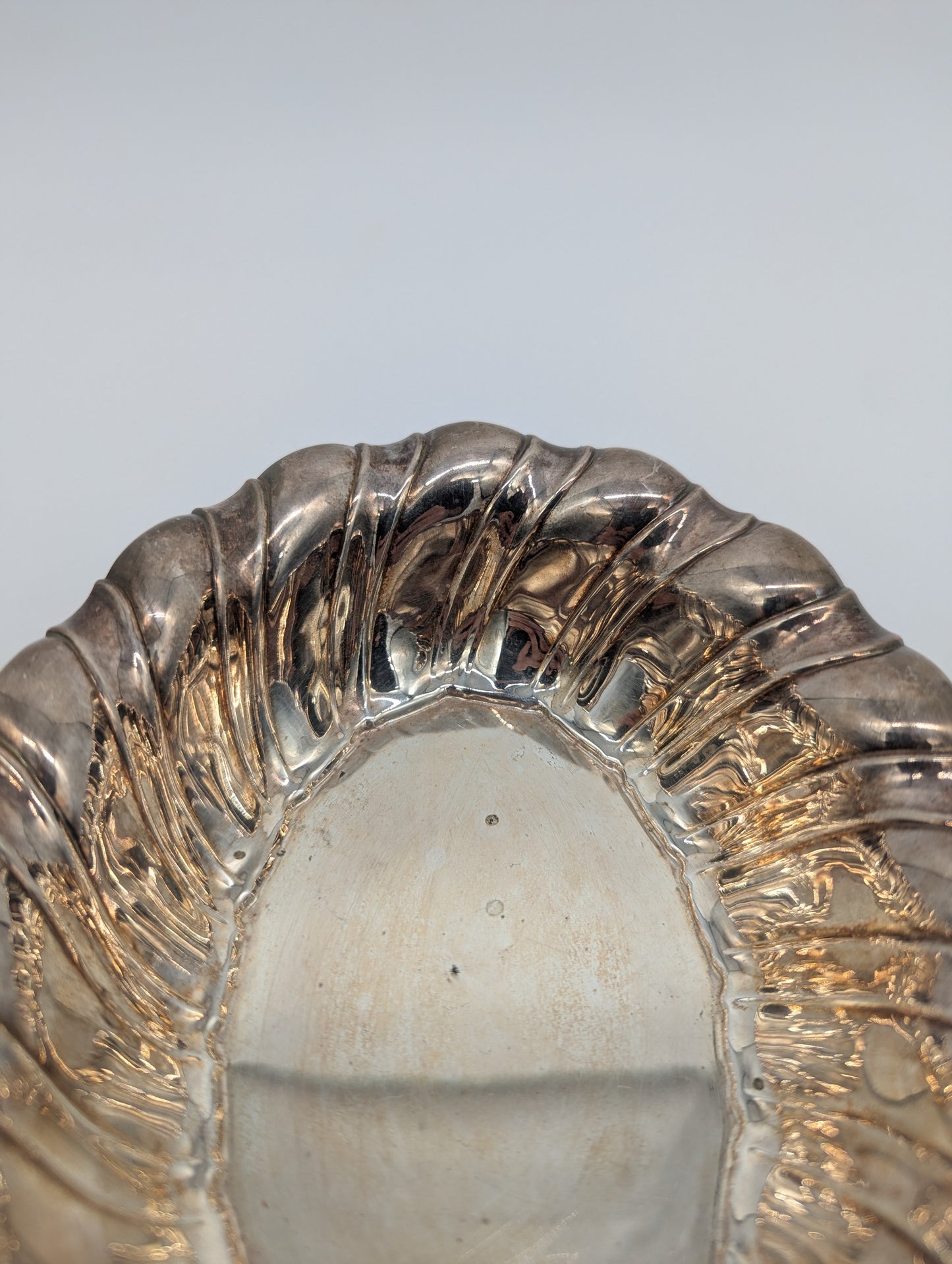 Schale Silber 800er Greggio Italienische Meistermarke Vintage