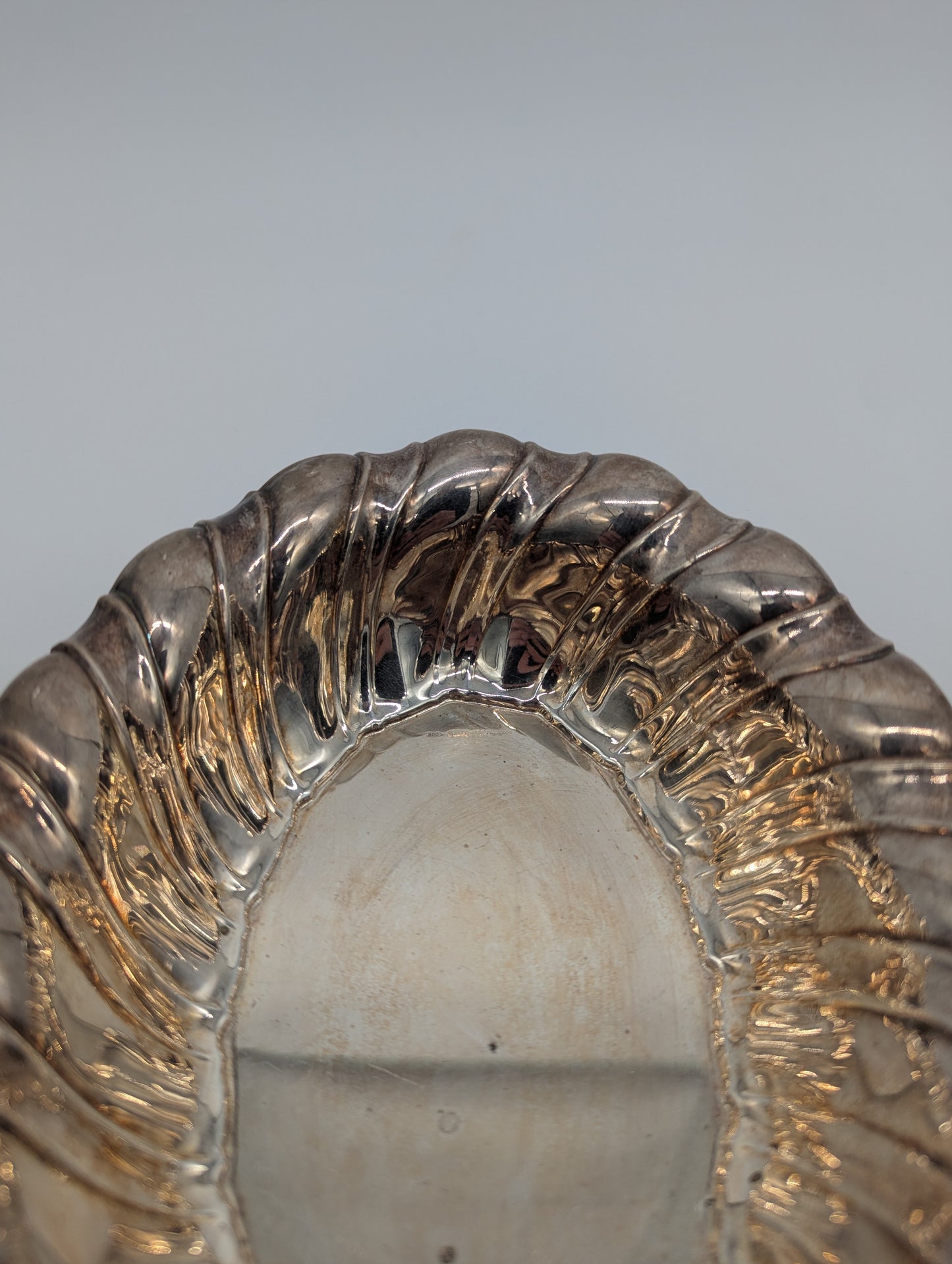 Schale Silber 800er Greggio Italienische Meistermarke Vintage