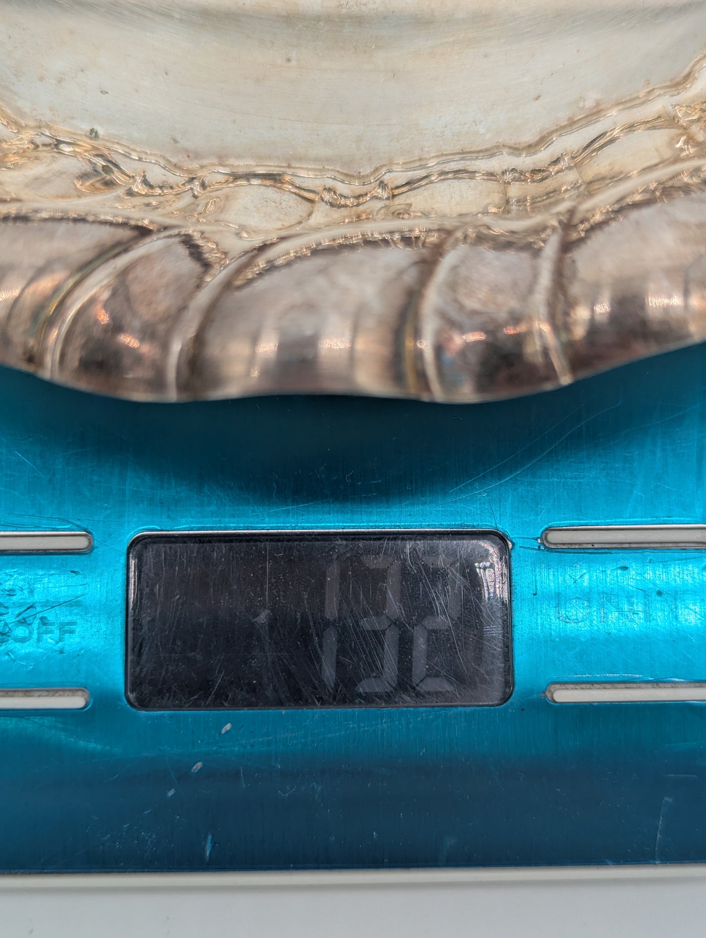 Schale Silber 800er Greggio Italienische Meistermarke Vintage