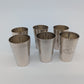 Set 6 Silber Becher Shotgläser 800-Silber Trinkbecher Vintage