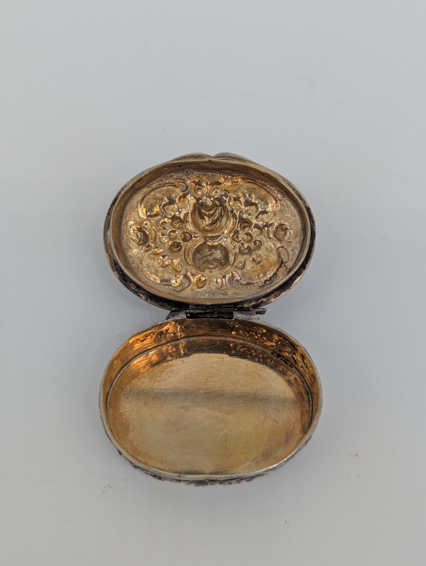 Set aus 3 Pillendosen versilbert Antiker Stil Vintage Dekoration Schmuckdose