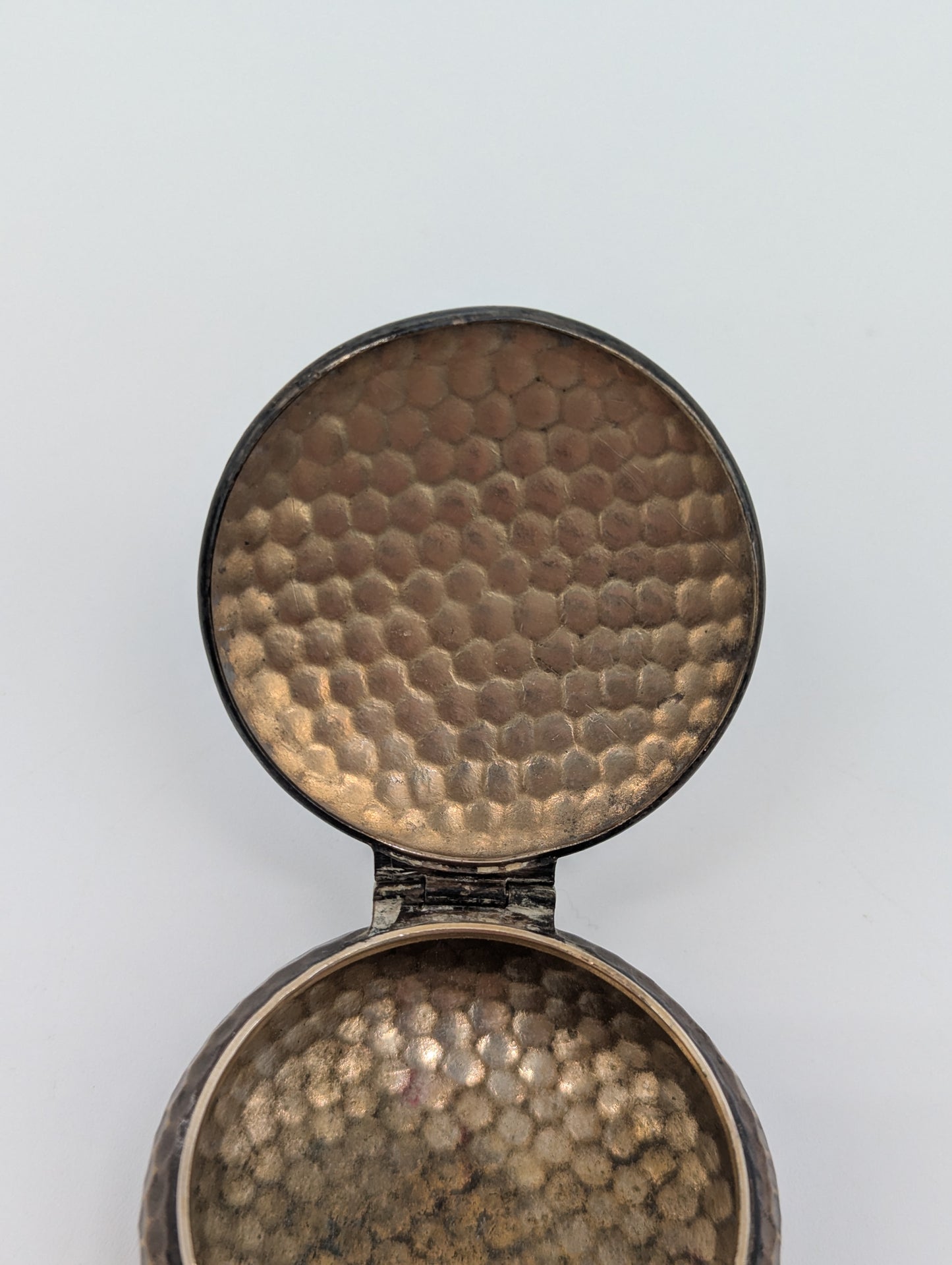 Set aus 3 Pillendosen versilbert Antiker Stil Vintage Dekoration Schmuckdose