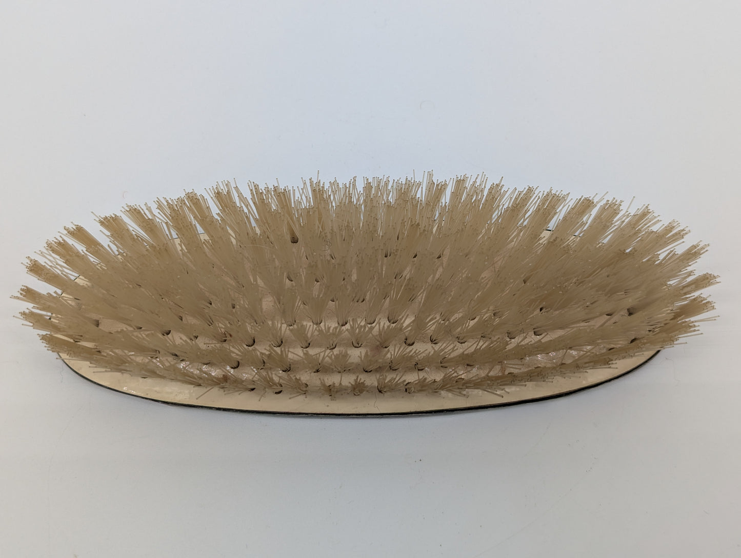 Versilbertes Frisierset 3 teilig Spiegel Handbürsten Antik Vintage Dekoration