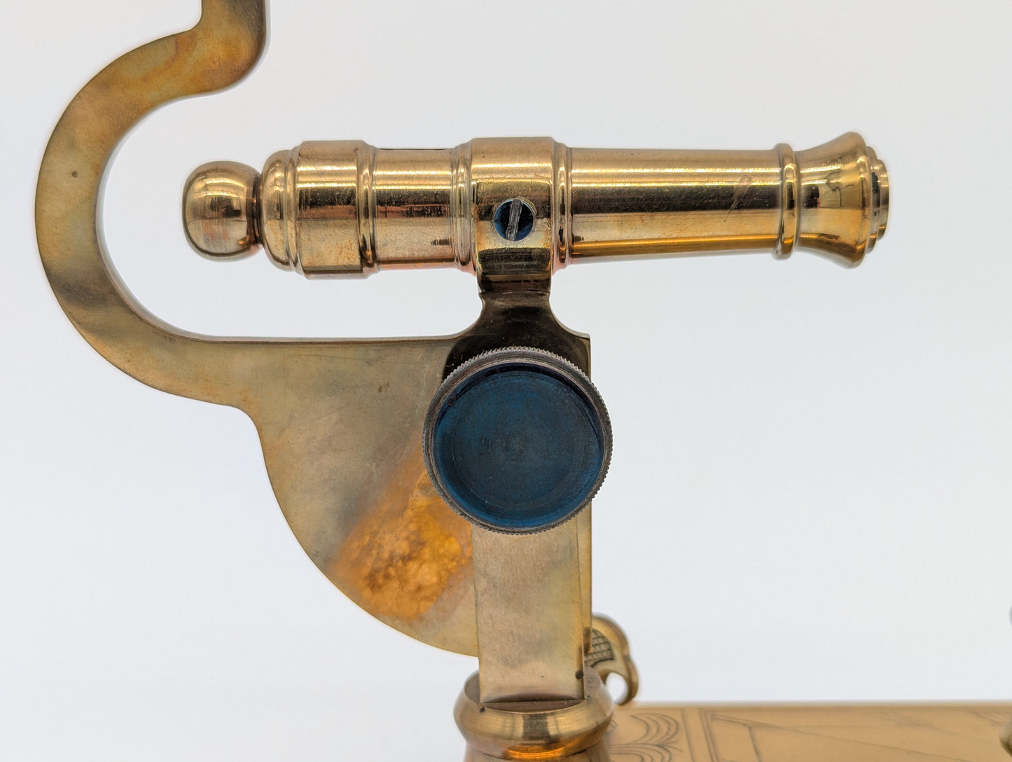 Sonnenuhr Mittagskanone aus Messing Messinstrument Astronomie Vintage