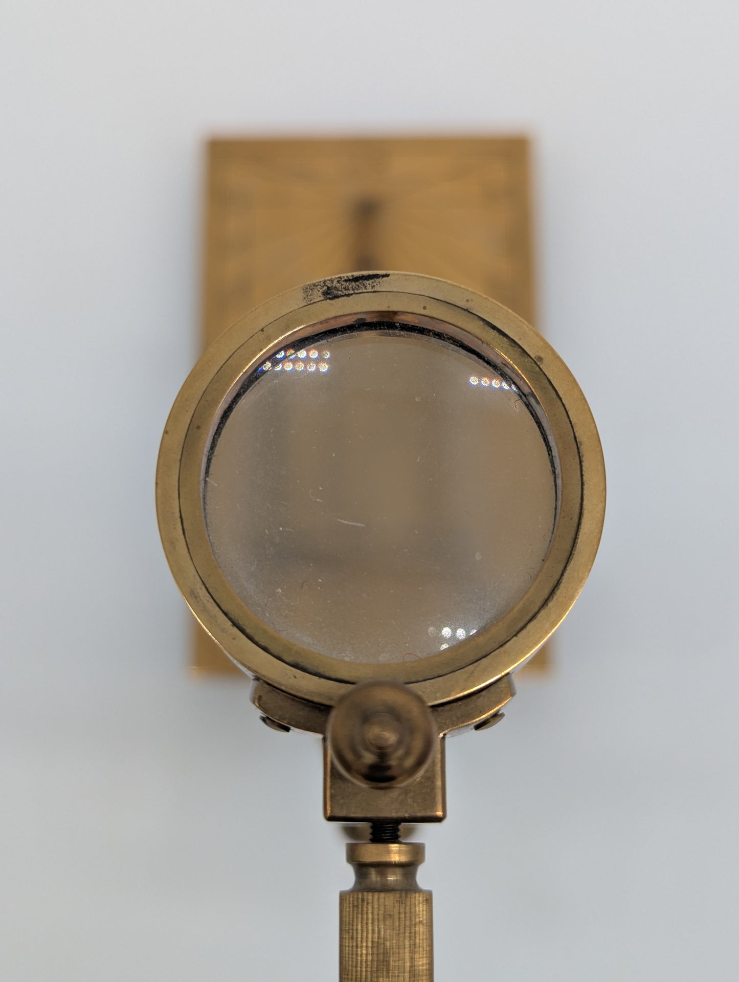 Sonnenuhr Mittagskanone aus Messing Messinstrument Astronomie Vintage