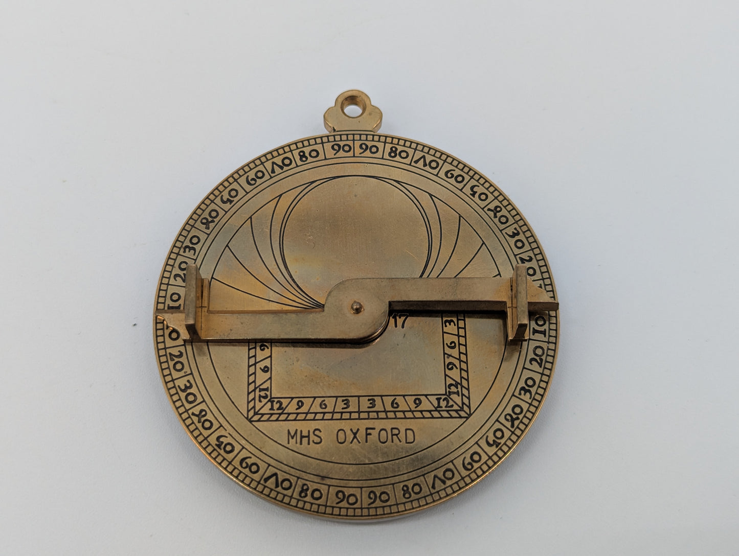 Astrolabium Messing MXH Oxford Astrologie Vintage Messinstrument