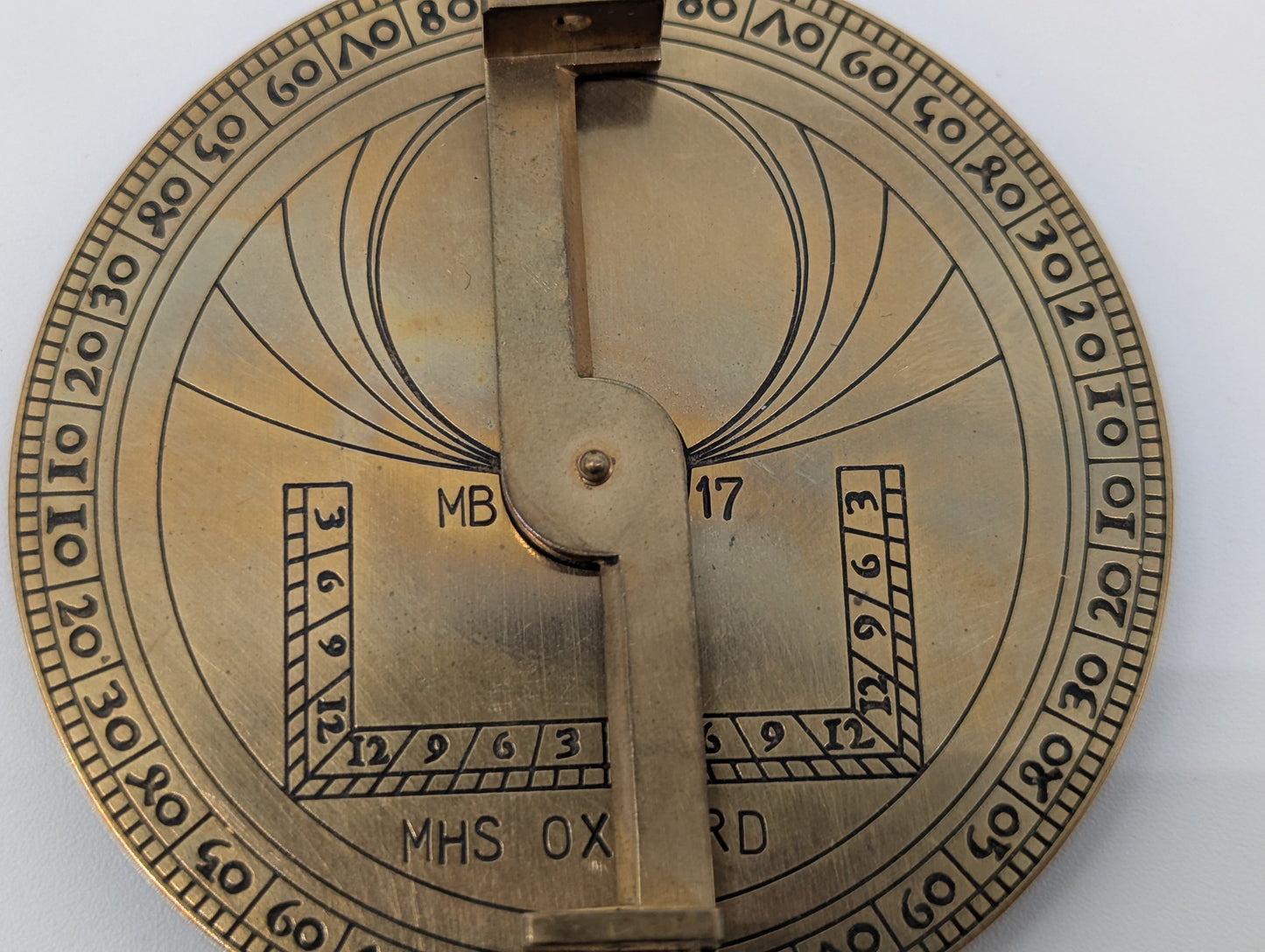 Astrolabium Messing MXH Oxford Astrologie Vintage Messinstrument