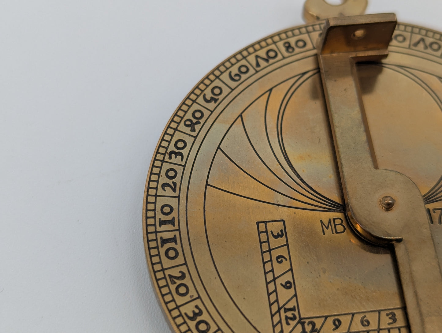 Astrolabium Messing MXH Oxford Astrologie Vintage Messinstrument