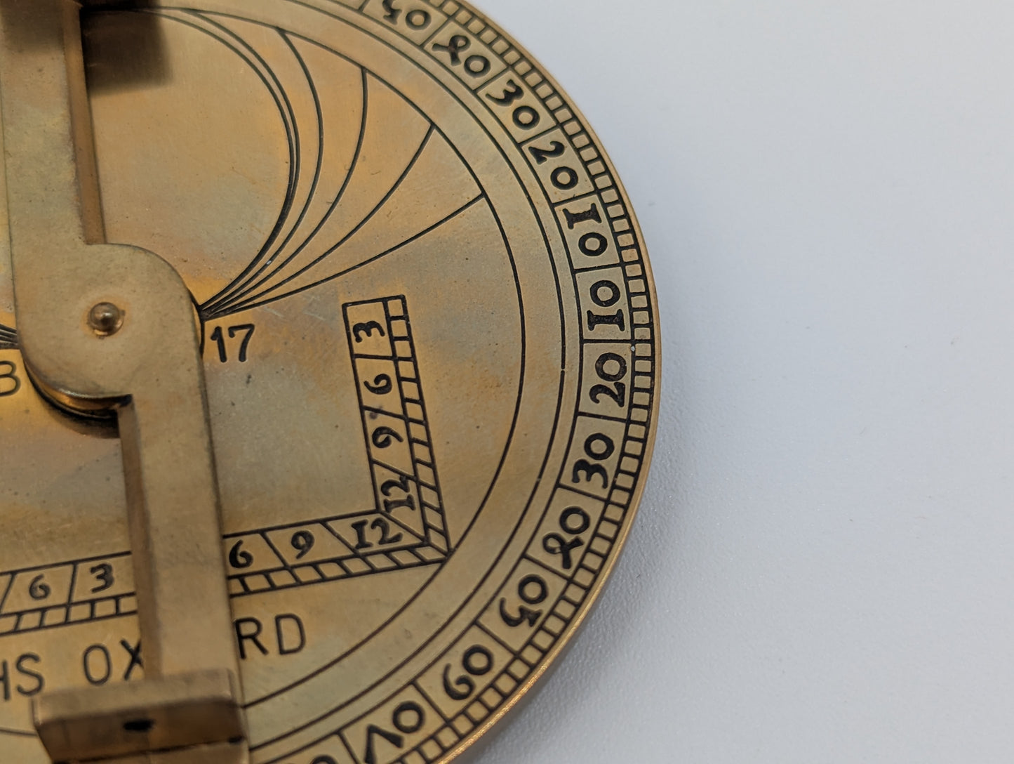 Astrolabium Messing MXH Oxford Astrologie Vintage Messinstrument