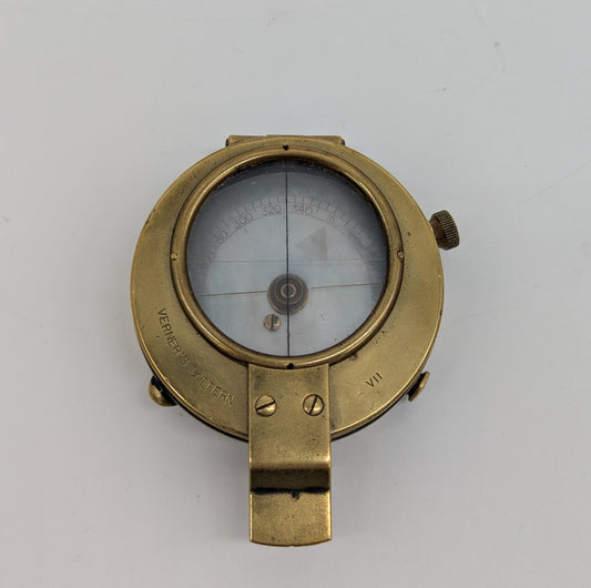 Kompass Verners Pattern MK VII Messing Erster Weltkrieg Militaria Britisch